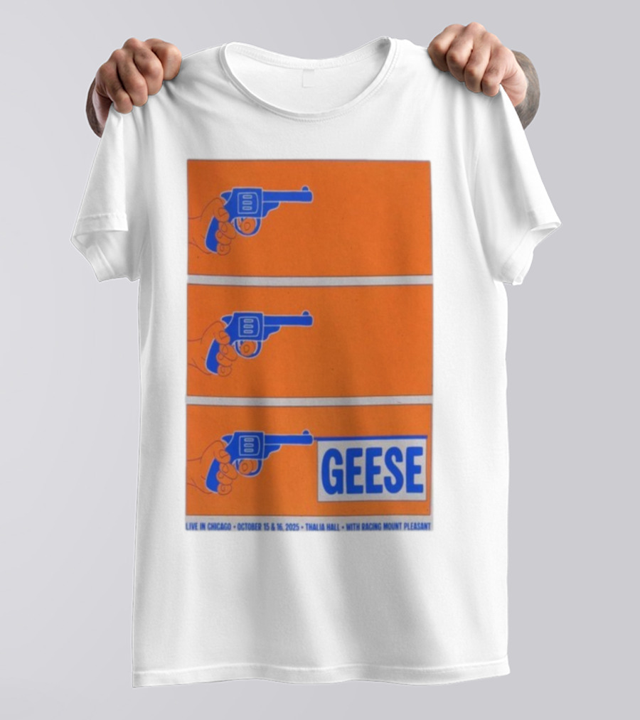 GEESE Live In Chicago Thalia Hall October 15 16 2025 Racing Mount Pleasant T-Shirt