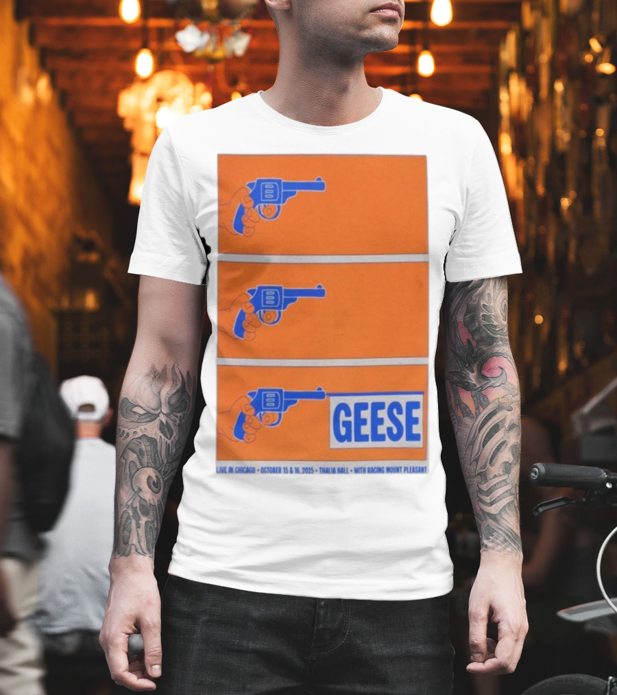 GEESE Live In Chicago Thalia Hall October 15 16 2025 Racing Mount Pleasant T-Shirt