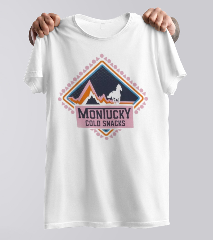 Montucky Cold Snacks Mountain Horse Diamond Scene T-Shirt