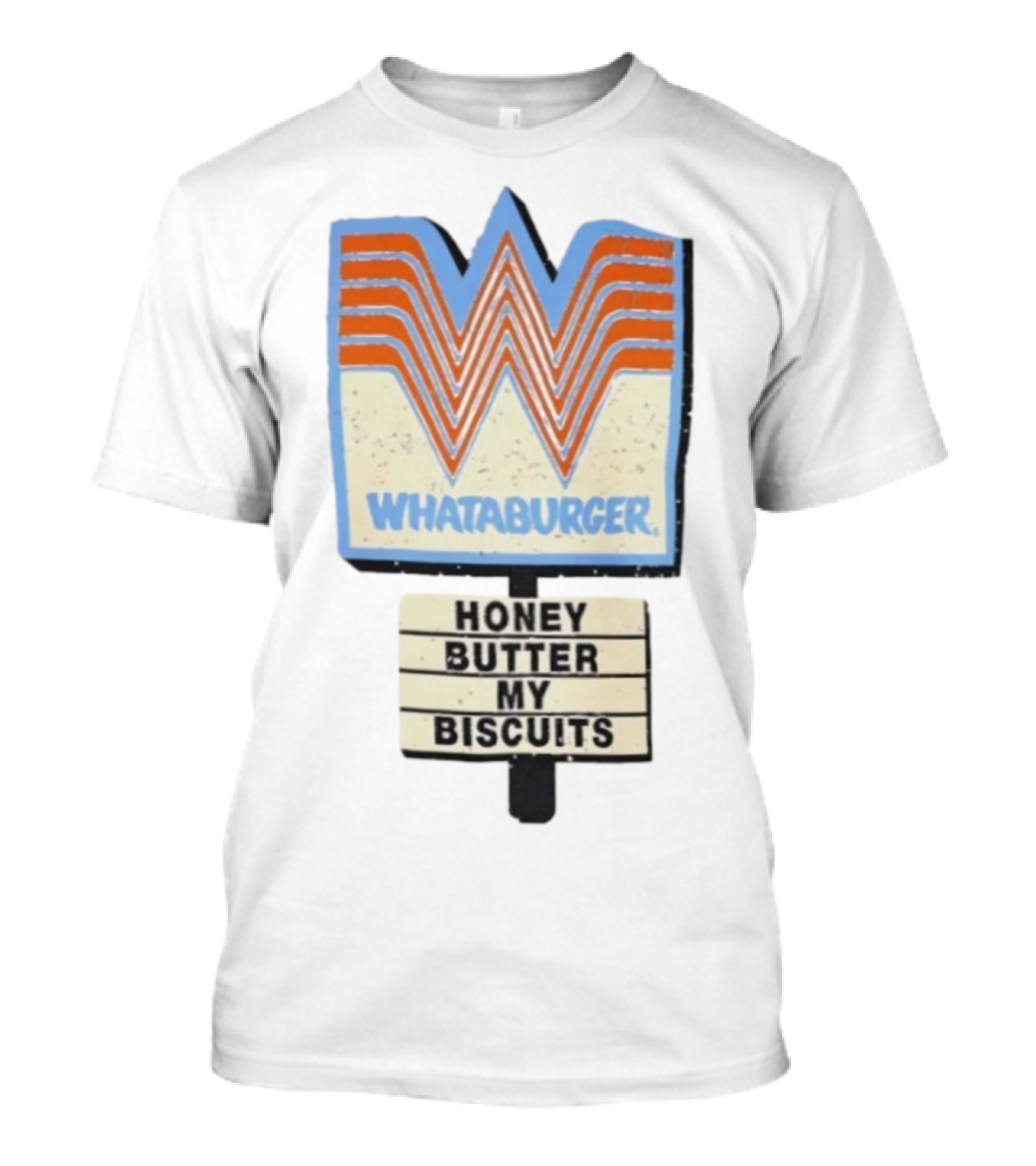 Whataburger Honey Butter My Biscuits Retro Logo T-Shirt
