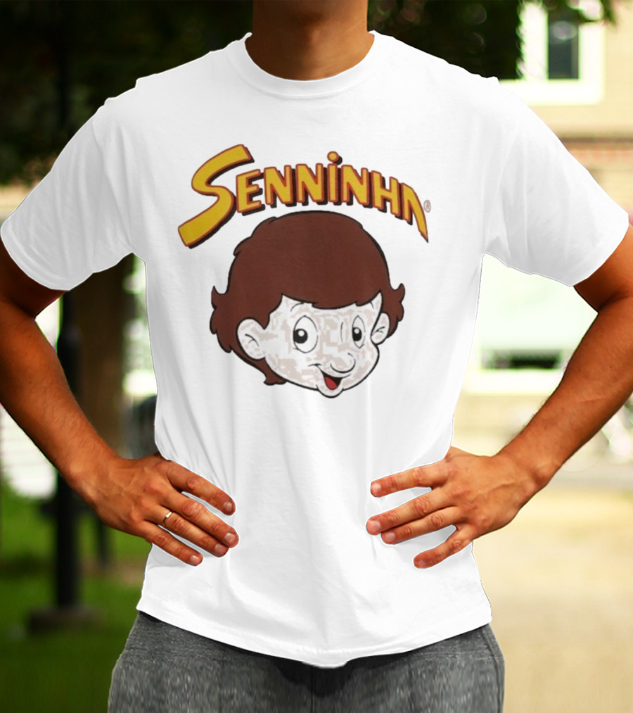 Senninha Ayrton Senna Character Merchandising T-Shirt