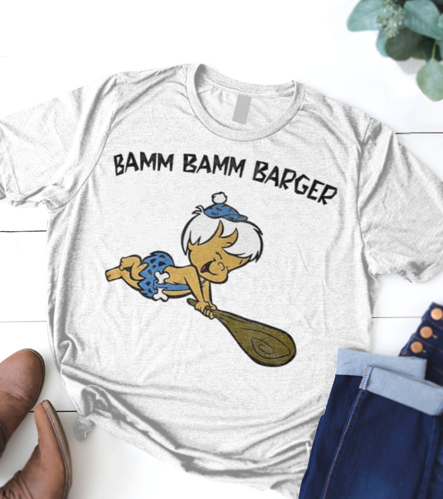 Bamm Bamm Barger The Flintstones Vintage Movie Icon T-Shirt