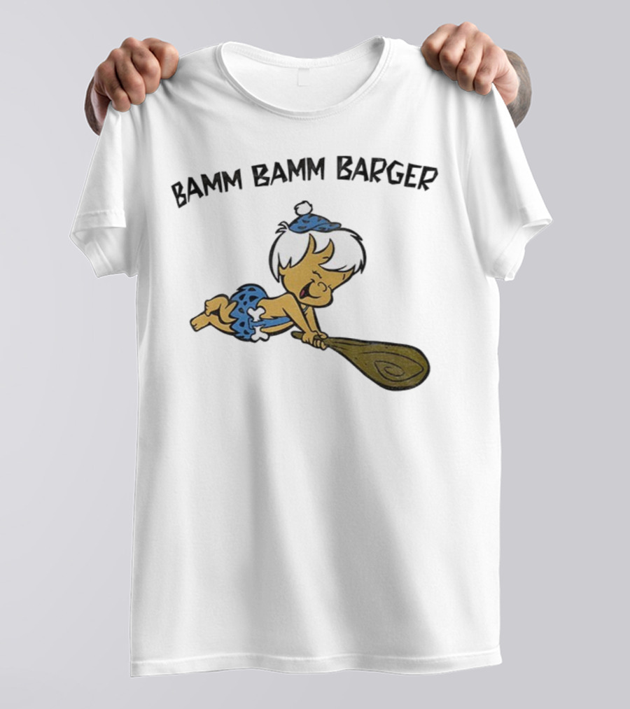 Bamm Bamm Barger The Flintstones Vintage Movie Icon T-Shirt