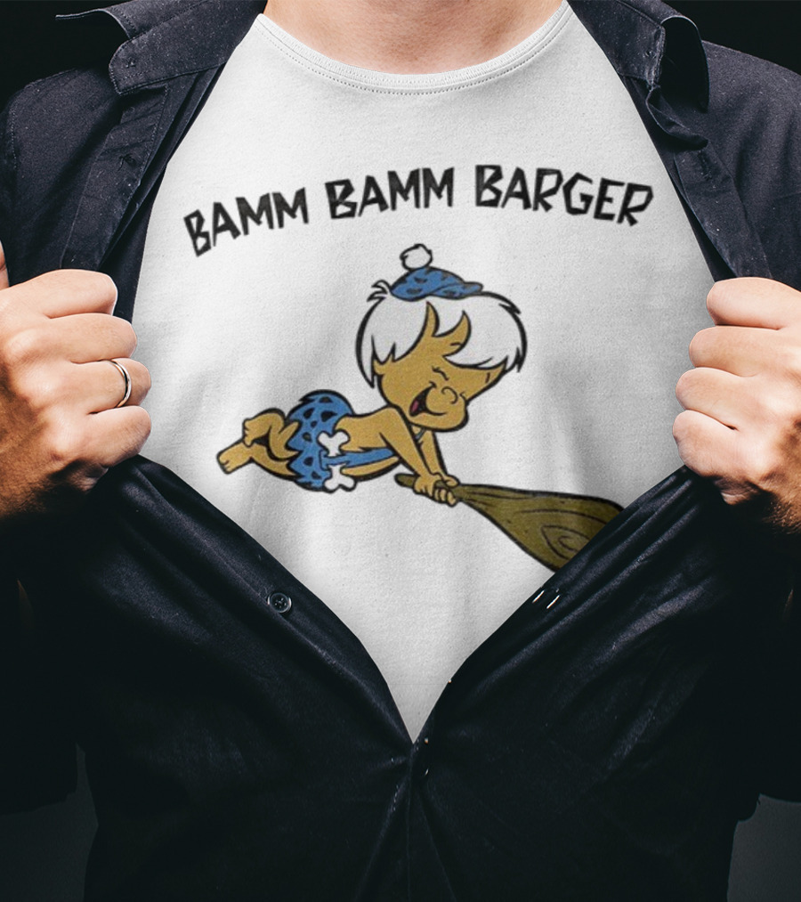 Bamm Bamm Barger The Flintstones Vintage Movie Icon T-Shirt