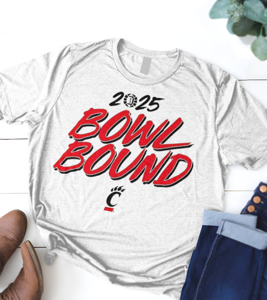 Cincinnati Bearcats 2025 Bowl Bound T-Shirt