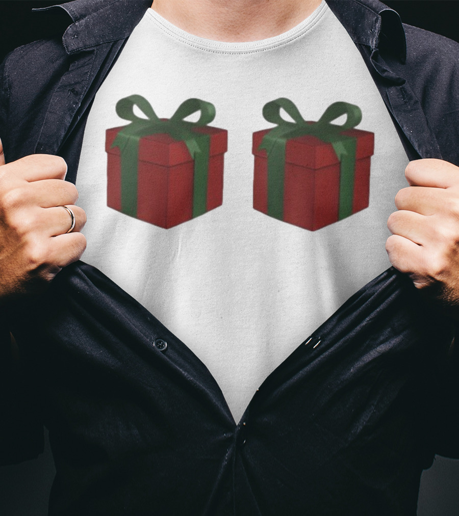Just Here For The Presents Gifts Holiday Humor T-Shirt