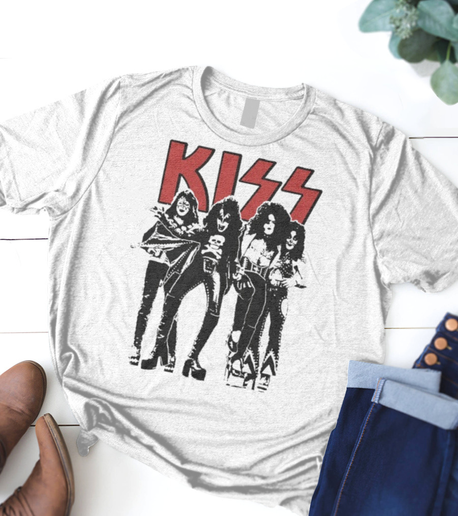 Kiss Band You Wanted The Best 1973-2023 Anniversary Classic Members T-Shirt