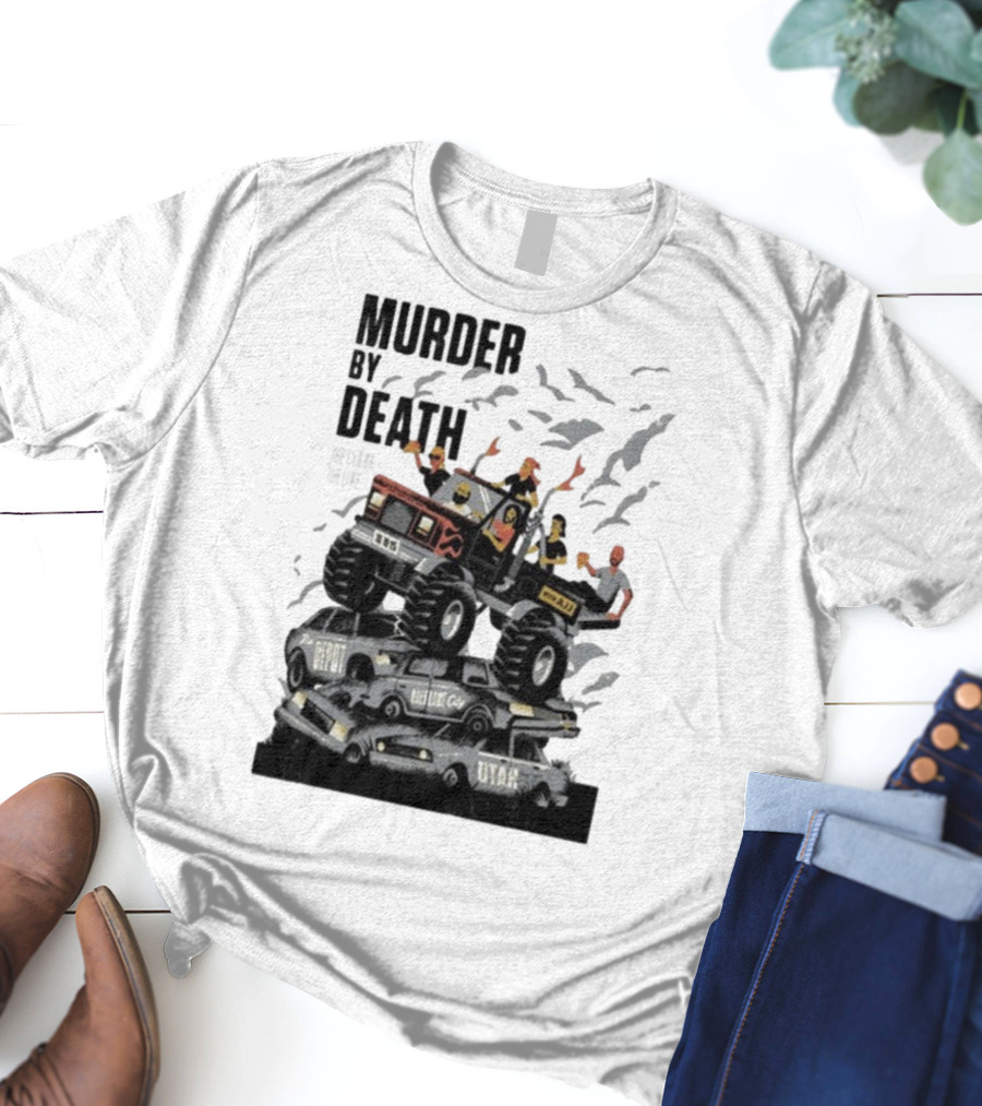 Murder By Death October 19 2025 Salt Lake City Tour Utah Depot Event Monster Truck Illustration T-Shirt