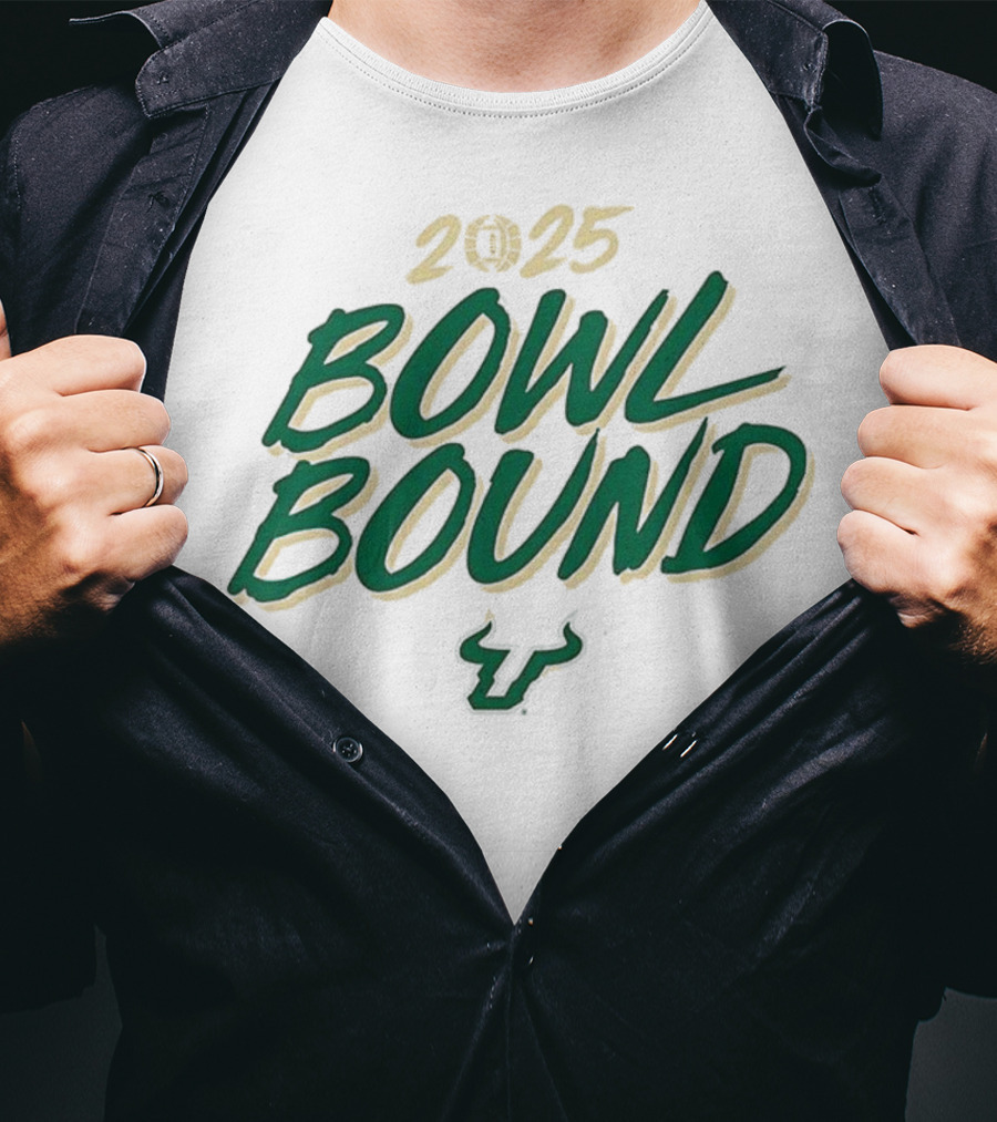 2025 Bowl Bound South Florida Bulls T-Shirt