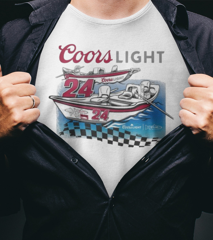 Coors Light STLHD 24 Racing Boat Collaboration T-Shirt