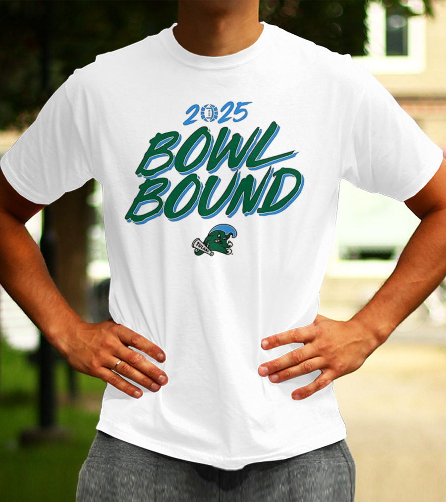 2025 Tulane Green Wave Bowl Bound T-Shirt