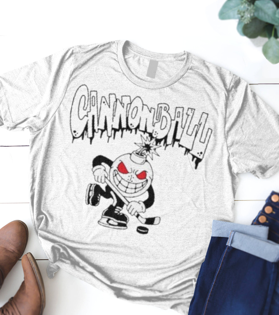 Youngblood Cannonball Hockey Bomb Character T-Shirt