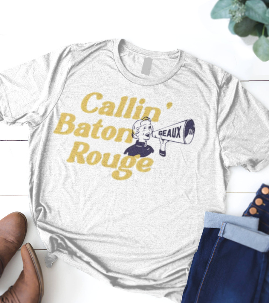 Callin’ Baton Rouge Geaux Megaphone Icon T-Shirt