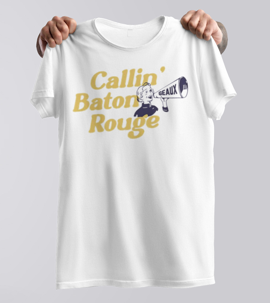 Callin’ Baton Rouge Geaux Megaphone Icon T-Shirt