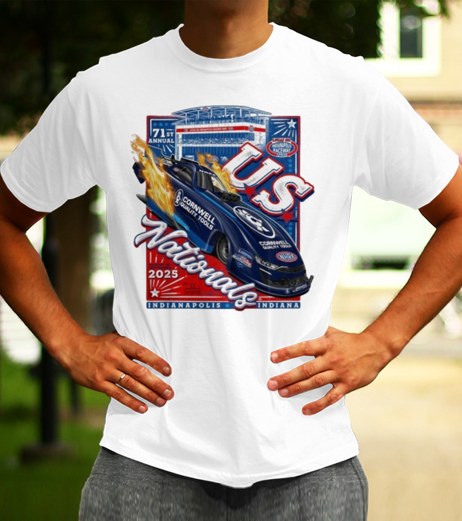 71st Annual Cornwell Quality Tools U.S. Nationals 2025 Indianapolis Raceway Park Indiana Event T-Shirt