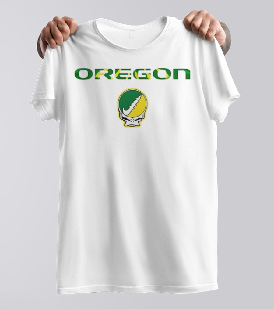 Grateful Dead Oregon Skull Flash Ducks T-Shirt