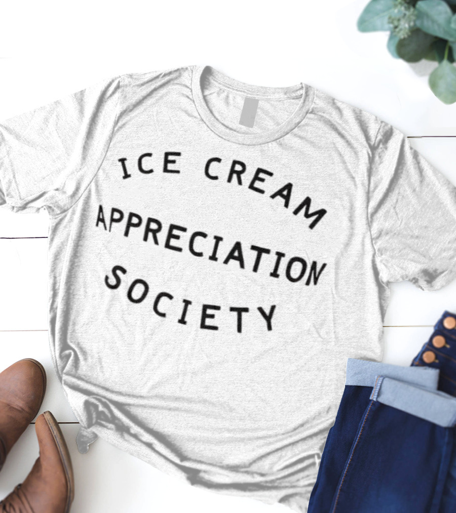Ice Cream Appreciation Society Classic Membership Emblem T-Shirt