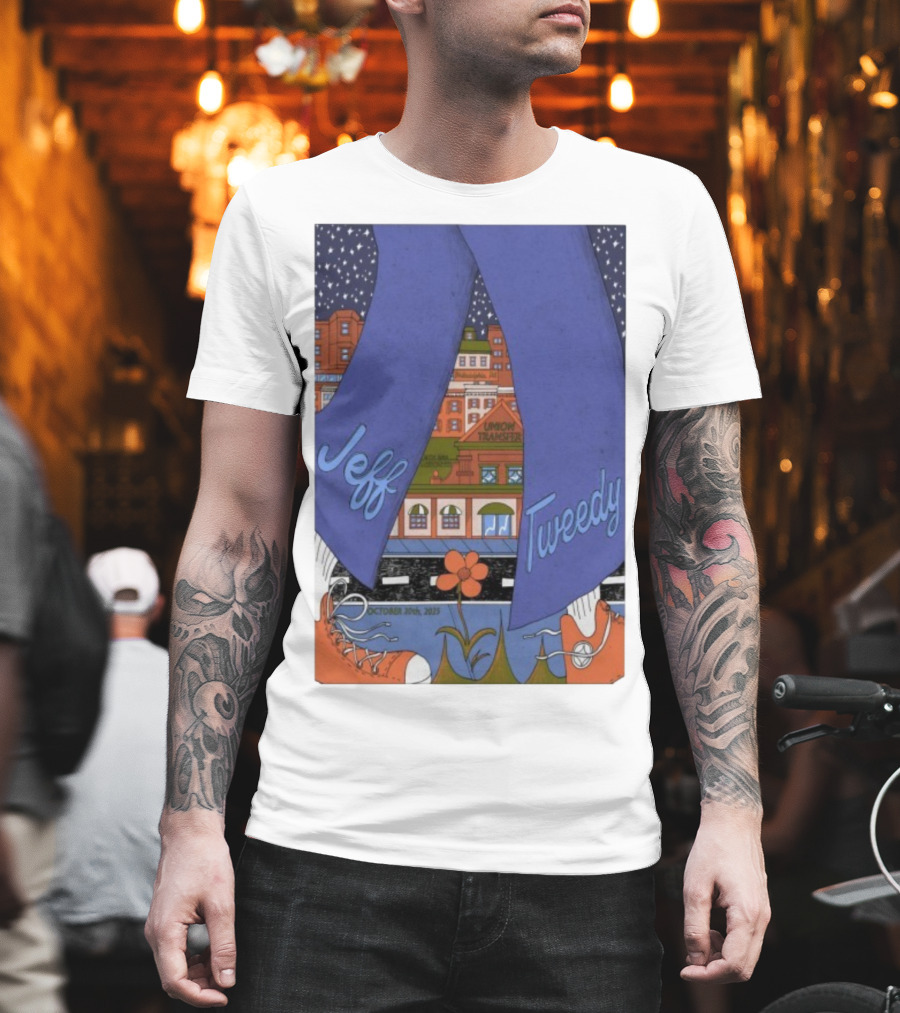 Jeff Tweedy October 20 2025 Union Transfer Retro Concert Design T-Shirt