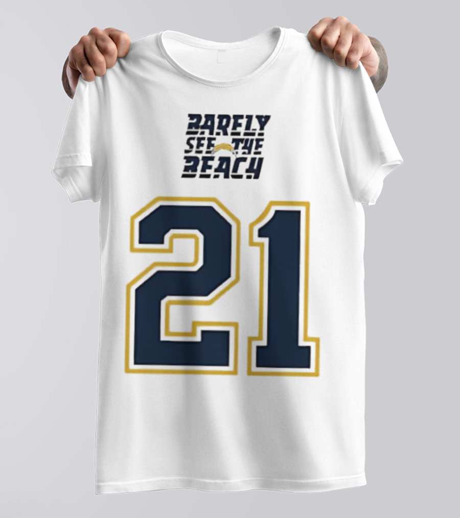 LaDainian Tomlinson San Diego Chargers 21 Barely See The Beach T-Shirt