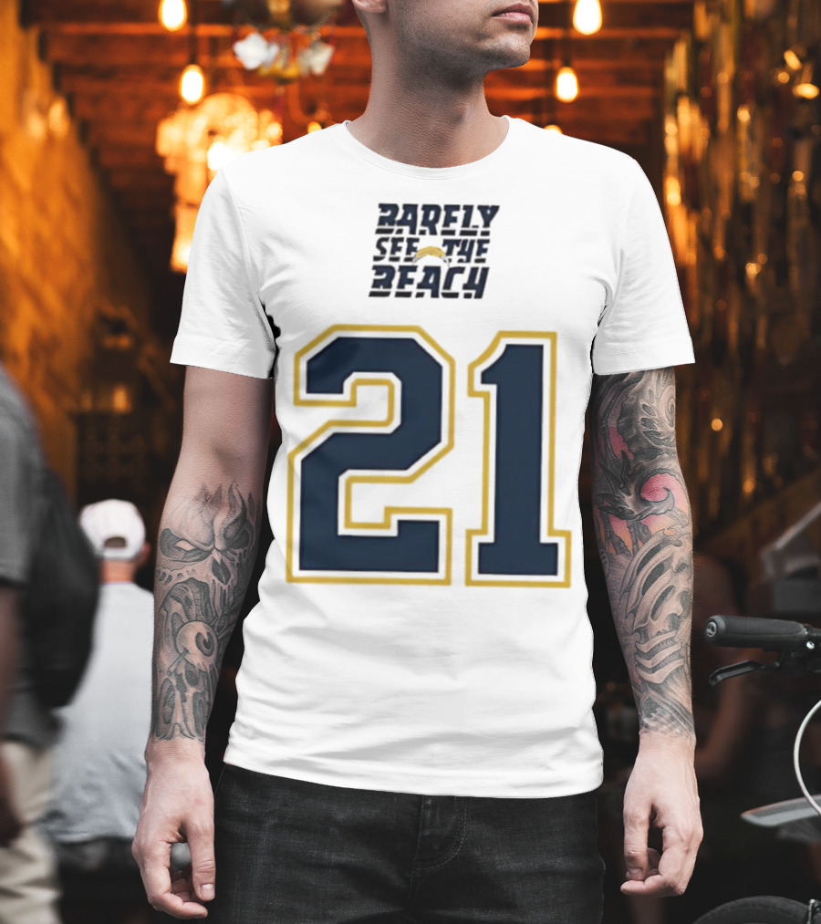 LaDainian Tomlinson San Diego Chargers 21 Barely See The Beach T-Shirt