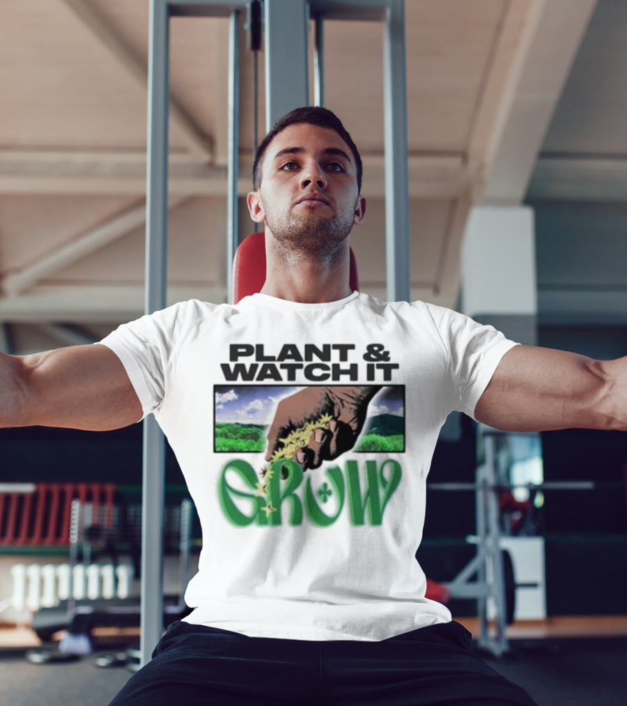 Plant & It Grow Hand With Nature Scenery T-Shirt