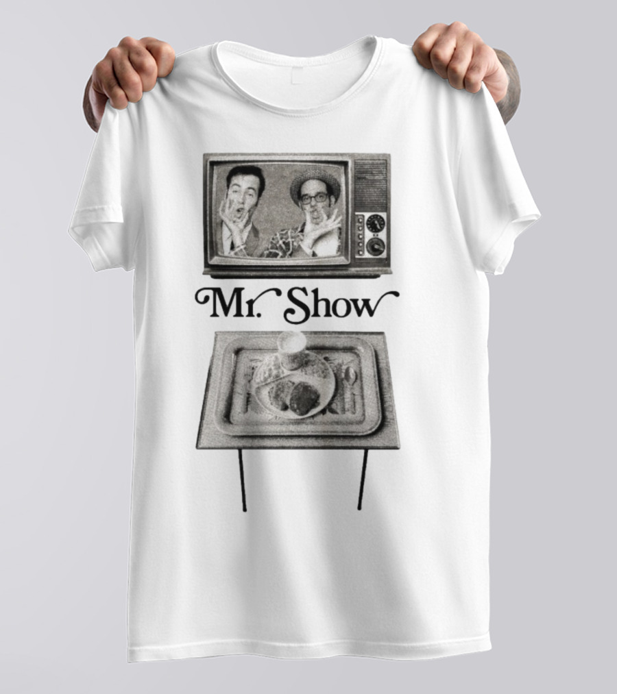 Mr. Show Vintage TV Dinner Tray Illustration T-Shirt