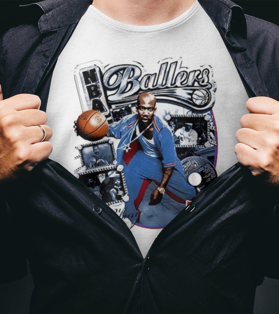 NBA Ballers Stephon Marbury PS2 Experience Fantasy Lifestyle Of An NBA Superstar T-Shirt
