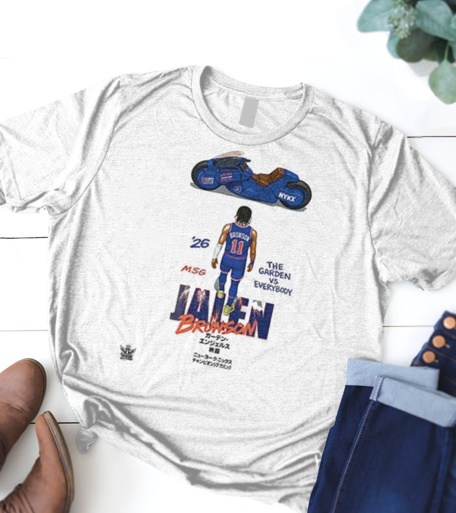 New York Knicks Jalen Brunson NYKX The Garden Vs Everybody T-Shirt