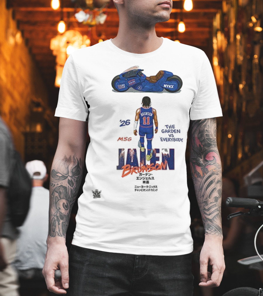 New York Knicks Jalen Brunson NYKX The Garden Vs Everybody T-Shirt