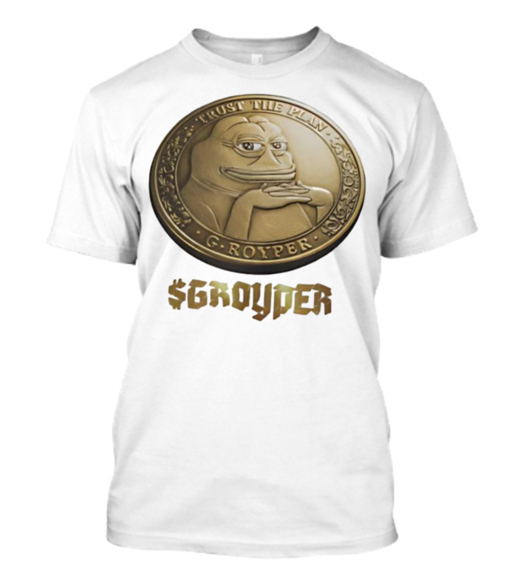Pepe Frog Trust The Plan Groyper Coin T-Shirt