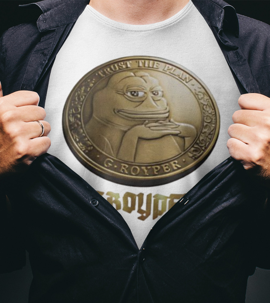 Pepe Frog Trust The Plan Groyper Coin T-Shirt
