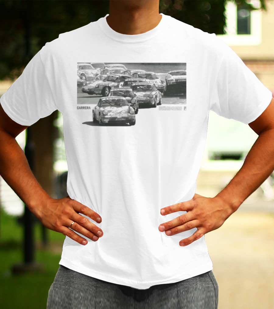 Period Correct Carrera Car Rennen DTM Labatt Euroteam Automobil 1992 1993 Classic Retro Racing Scene T-Shirt