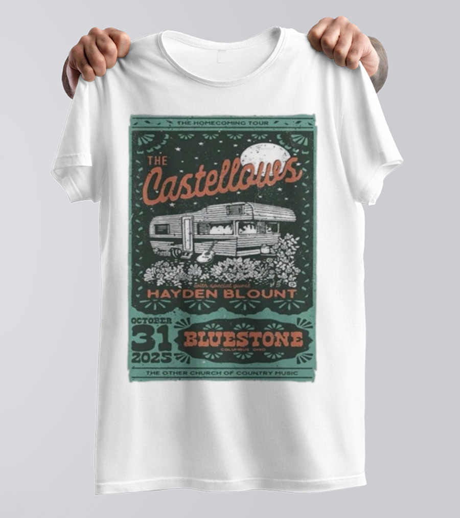 The Castellows Homecoming Tour Hayden Blount Bluestone Columbus October 31 2025 T-Shirt