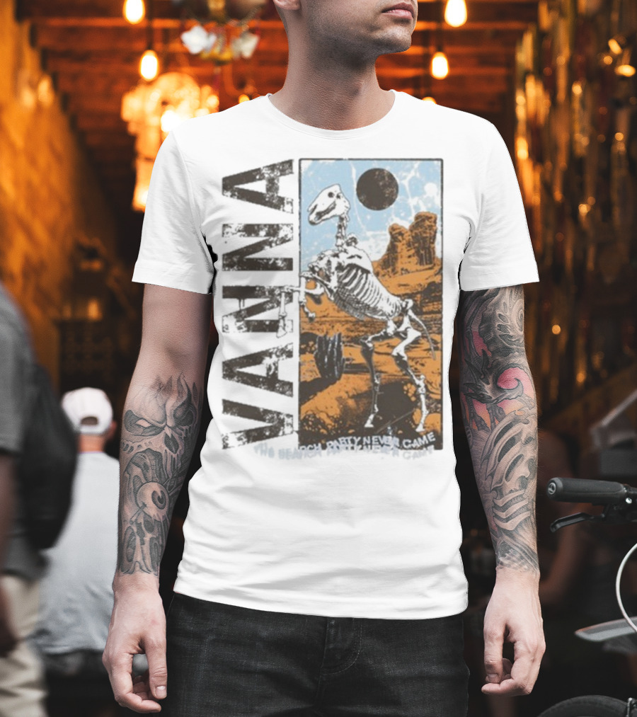 Vanna The Search Party Never Came Skeleton Desert Landscape T-Shirt