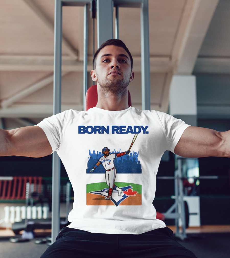 Vladimir Guerrero Jr. Born Ready Toronto Blue Jays MLB Baseball Player T-Shirt