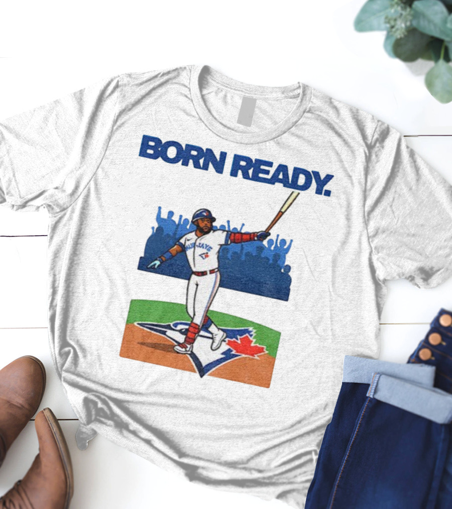 Vladimir Guerrero Jr. Born Ready Toronto Blue Jays MLB Baseball Player T-Shirt