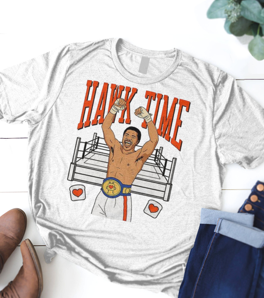 Hawk Time Aaron Pryor Champion Boxer Ring Victory T-Shirt