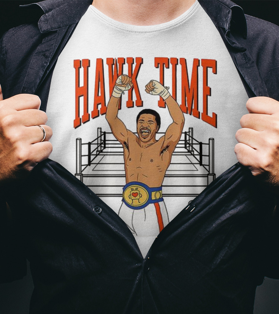 Hawk Time Aaron Pryor Champion Boxer Ring Victory T-Shirt
