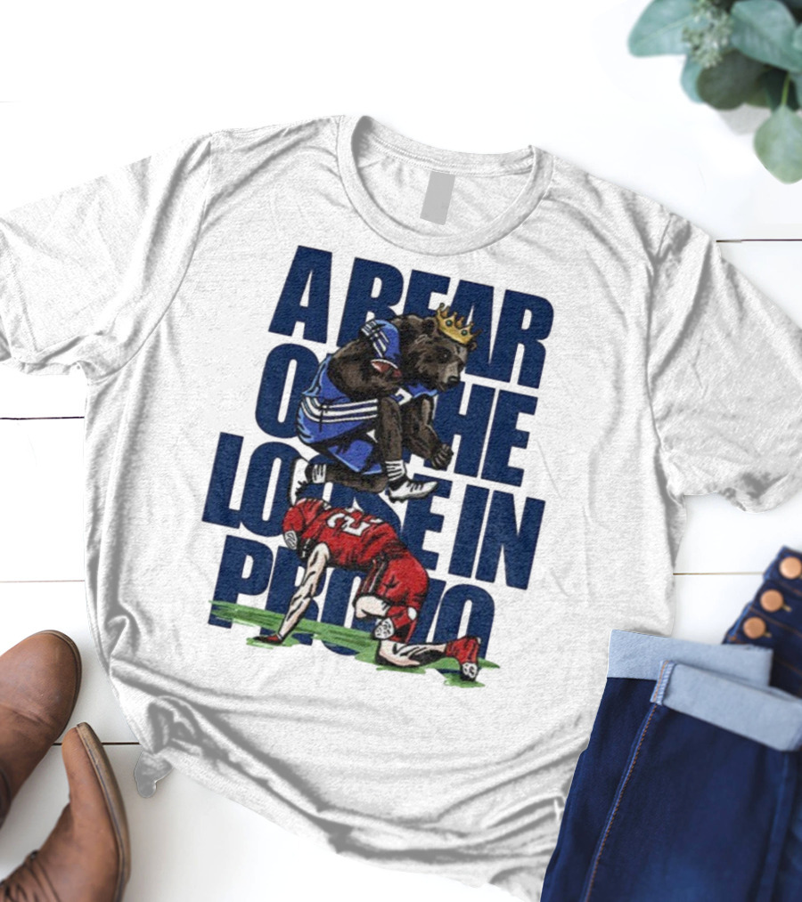 A Bear On The Loose In Provo Jump Over Kansas City Chief T-Shirt