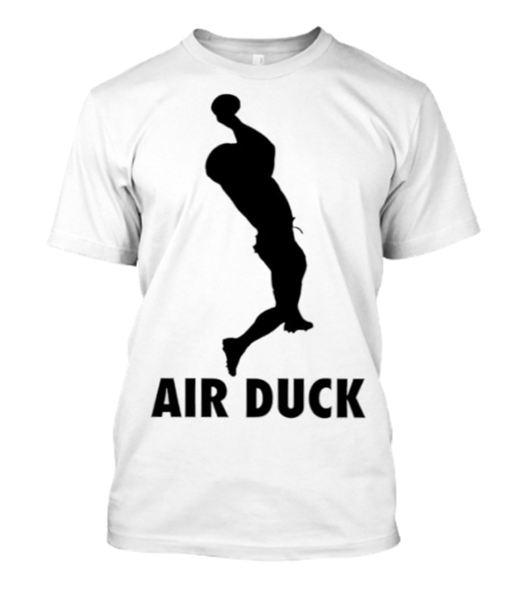 Air Duck Dunk Silhouette Jordan Parody T-Shirt