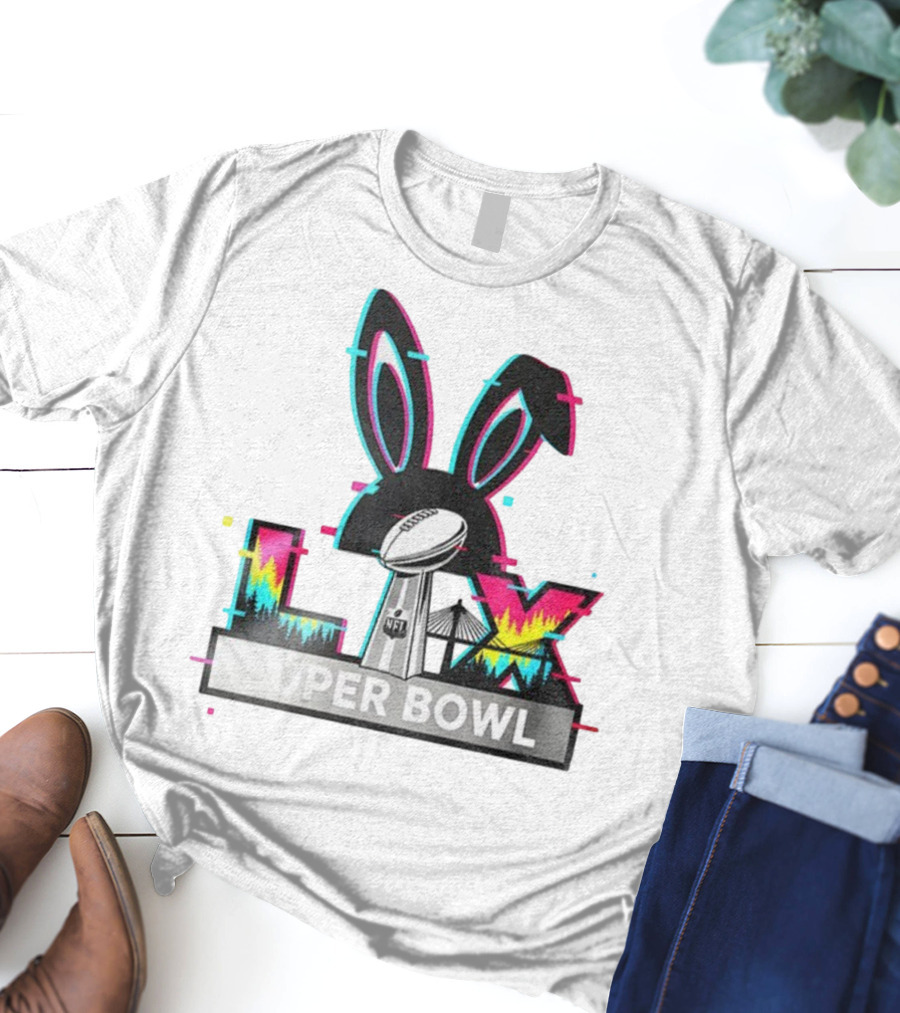 Bad Bunny LVI Super Bowl NFL Halftime Show LAX Stadium T-Shirt