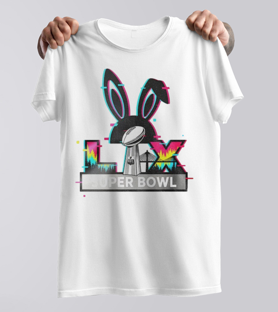 Bad Bunny LVI Super Bowl NFL Halftime Show LAX Stadium T-Shirt