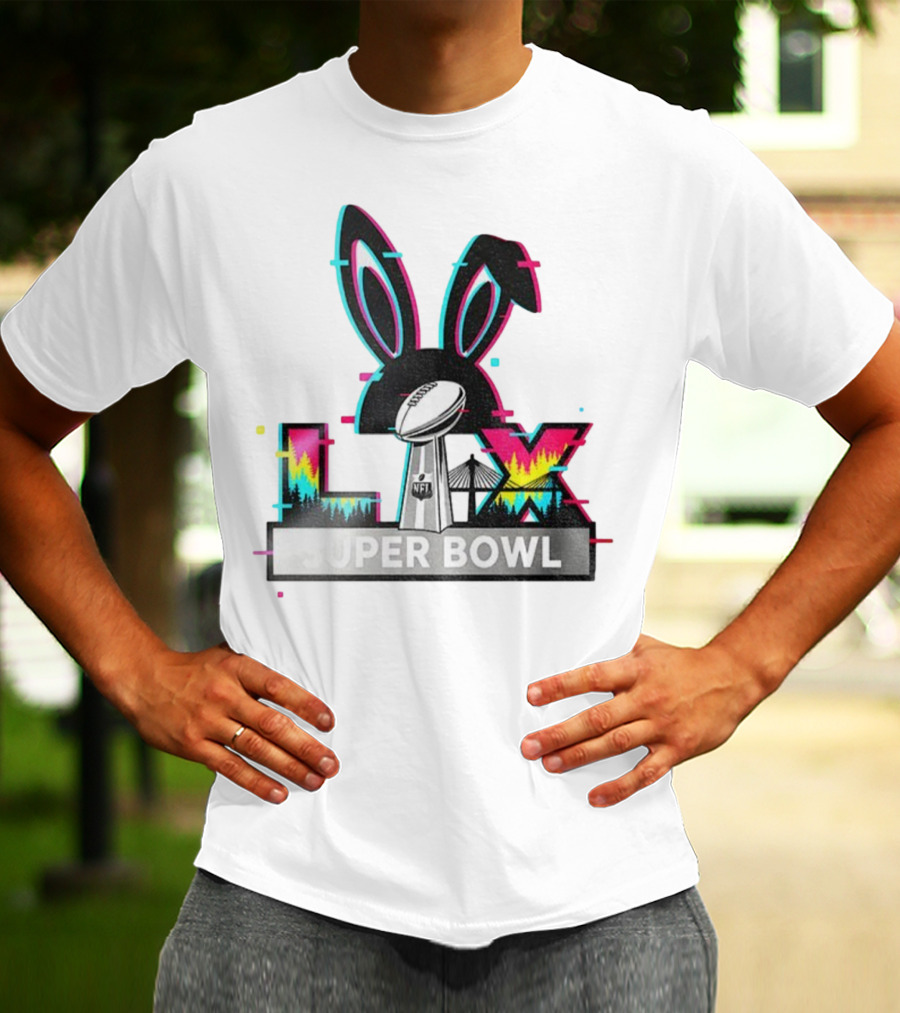 Bad Bunny LVI Super Bowl NFL Halftime Show LAX Stadium T-Shirt