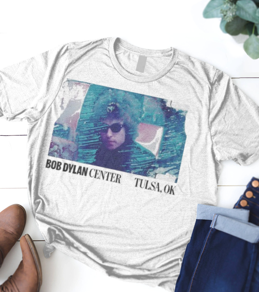 Bob Dylan Europe 1966 Tulsa OK Tour Vintage Style Photo T-Shirt