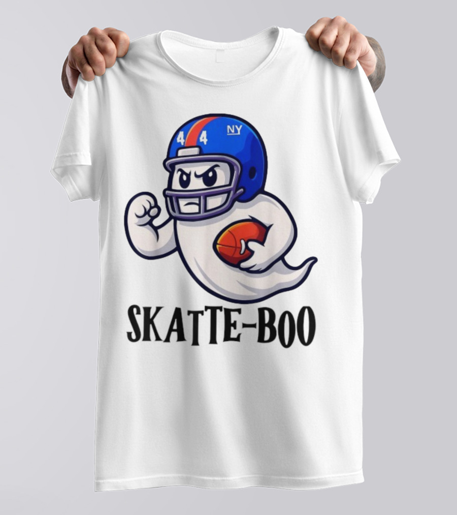 New York Giants Skatte-Boo Ghost Halloween Football Spirit T-Shirt