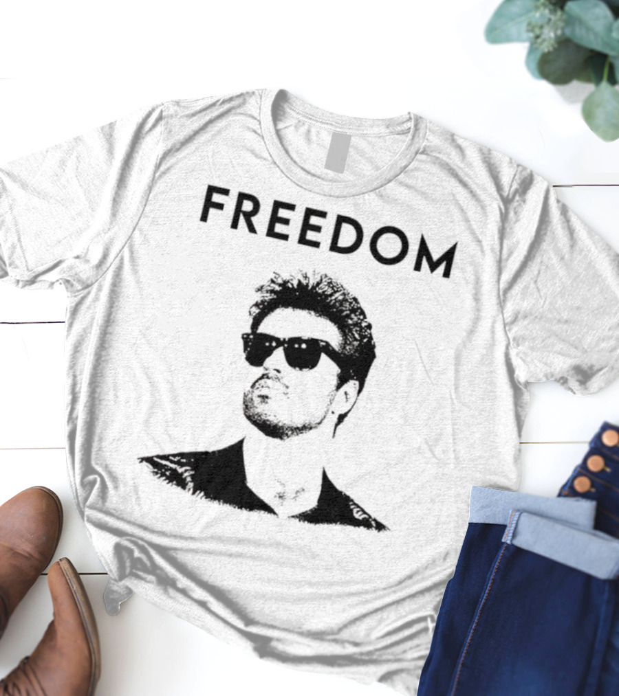 George Michael Freedom Retro Tribute T-Shirt