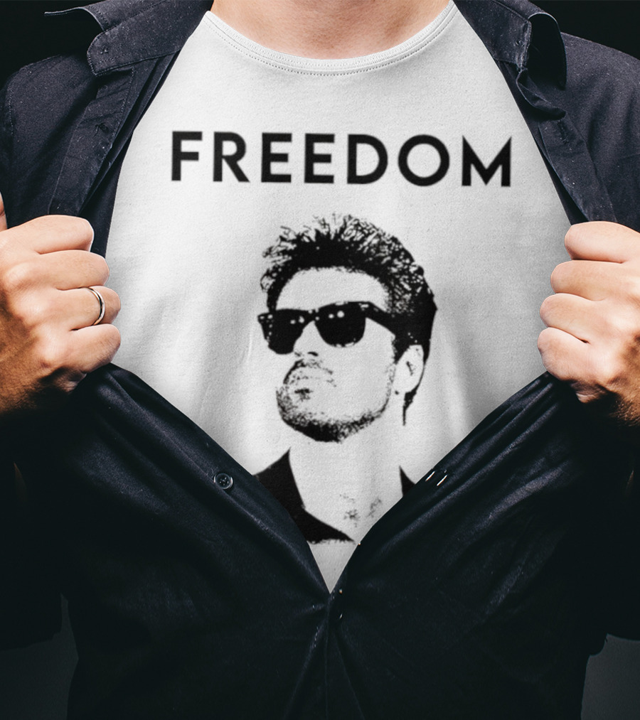 George Michael Freedom Retro Tribute T-Shirt