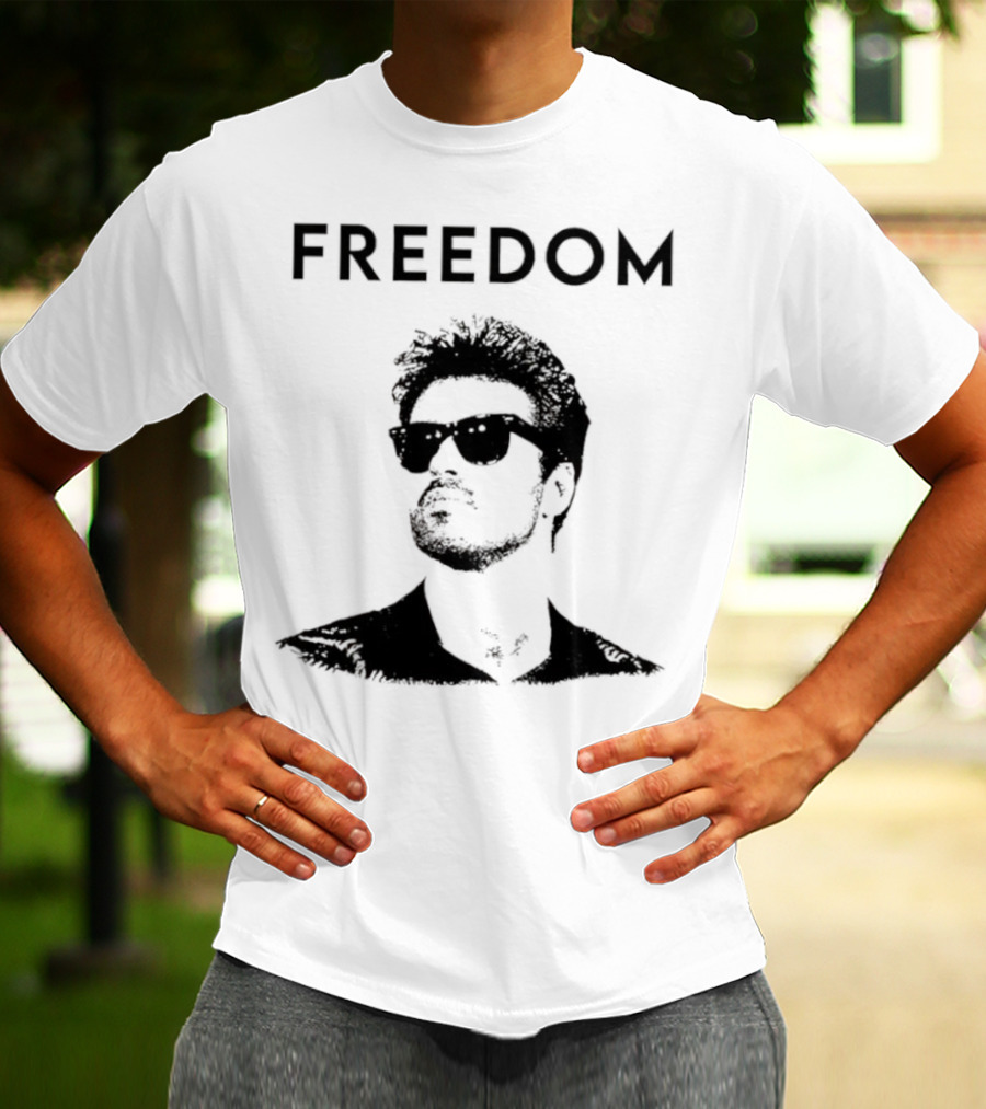 George Michael Freedom Retro Tribute T-Shirt