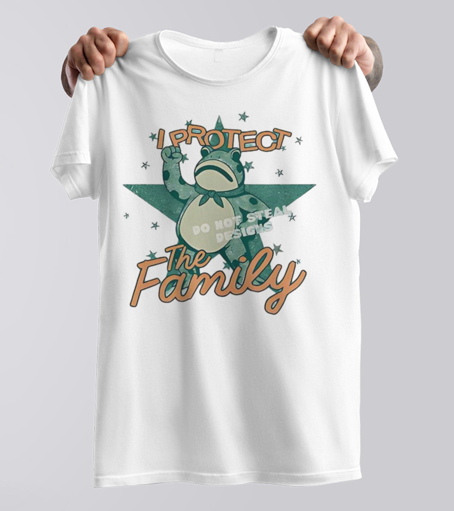 I Protect The Family Frog Star Meme T-Shirt