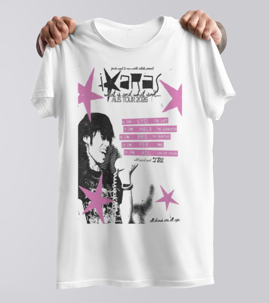 Ixara AUS Tour 2026 June Dates SYD MELB BRIS PER ADL T-Shirt
